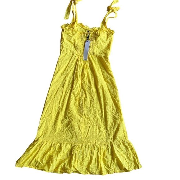 NSR  Eyelet Tie Shoulder Sleeveless Midi Dress Size XS - Picture 3 of 6